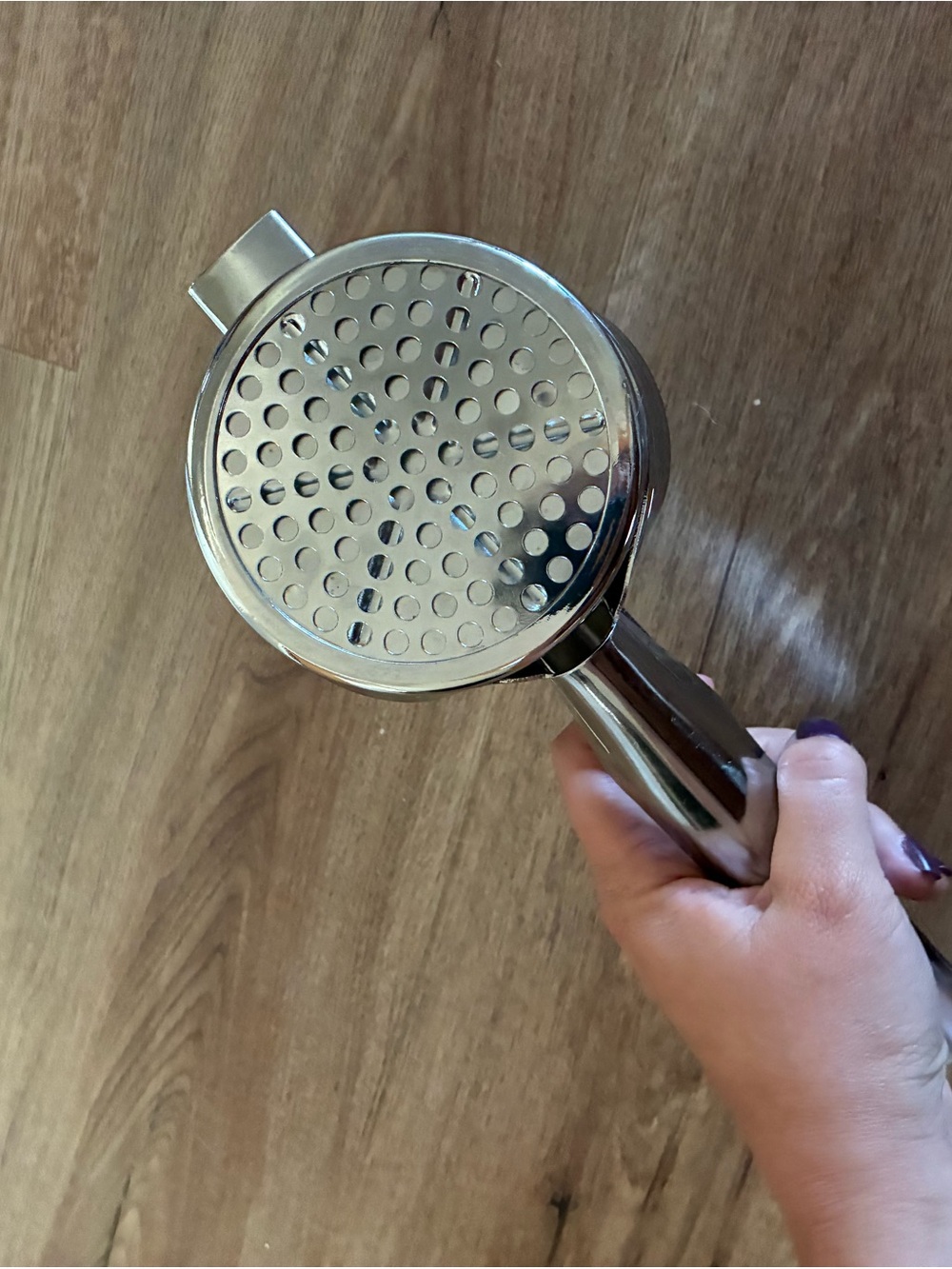 Source Unknown Stainless Steel Potato Ricer / Food Press - Silver